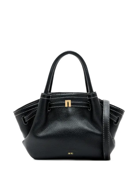 JW Pei mini Hana contrast-stitch pebbled tote bag