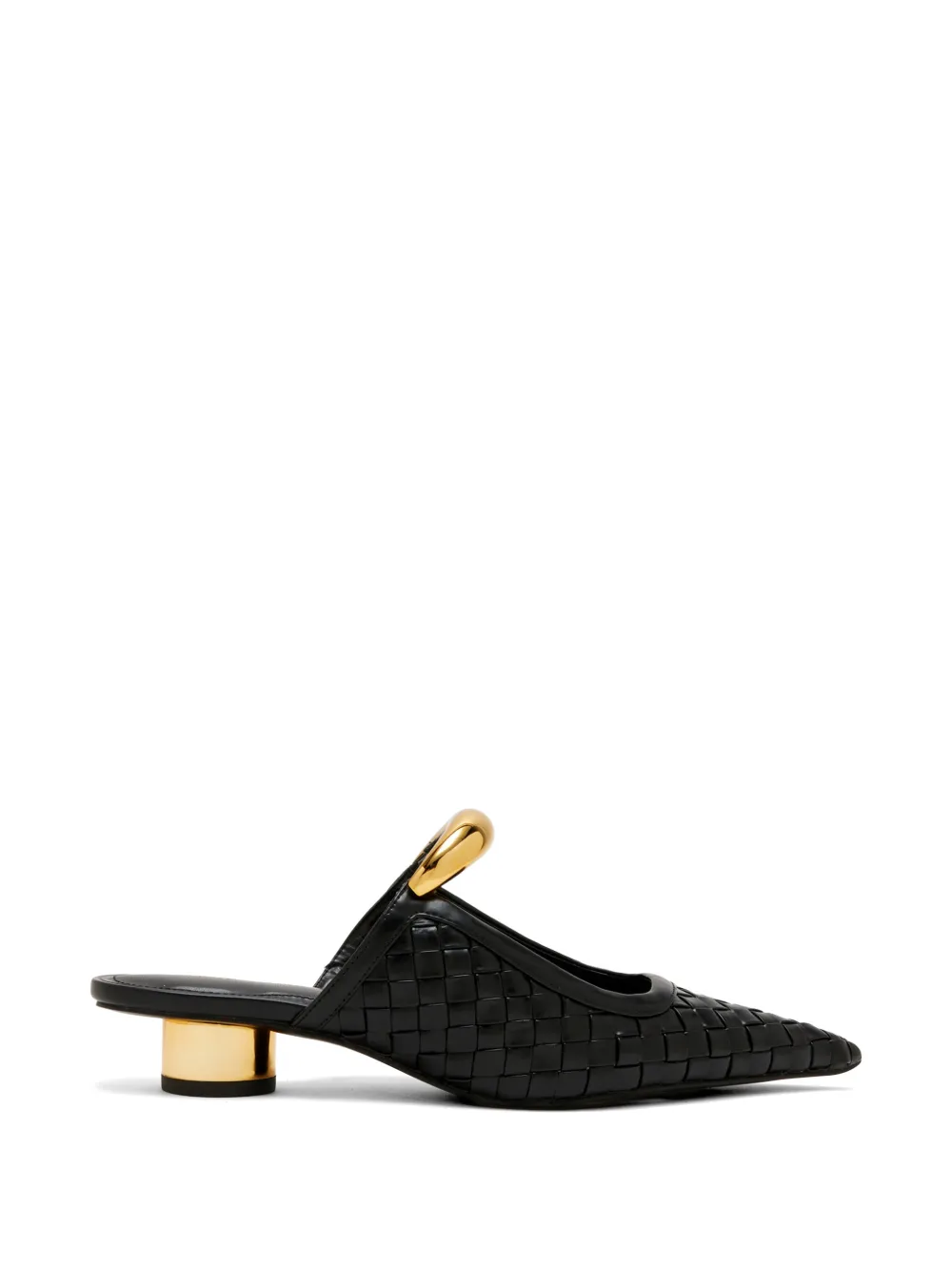 JW Pei woven-design sculptural-detail mules - Nero