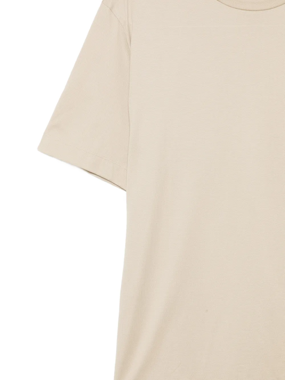 BOSS T-shirt met ronde hals Beige