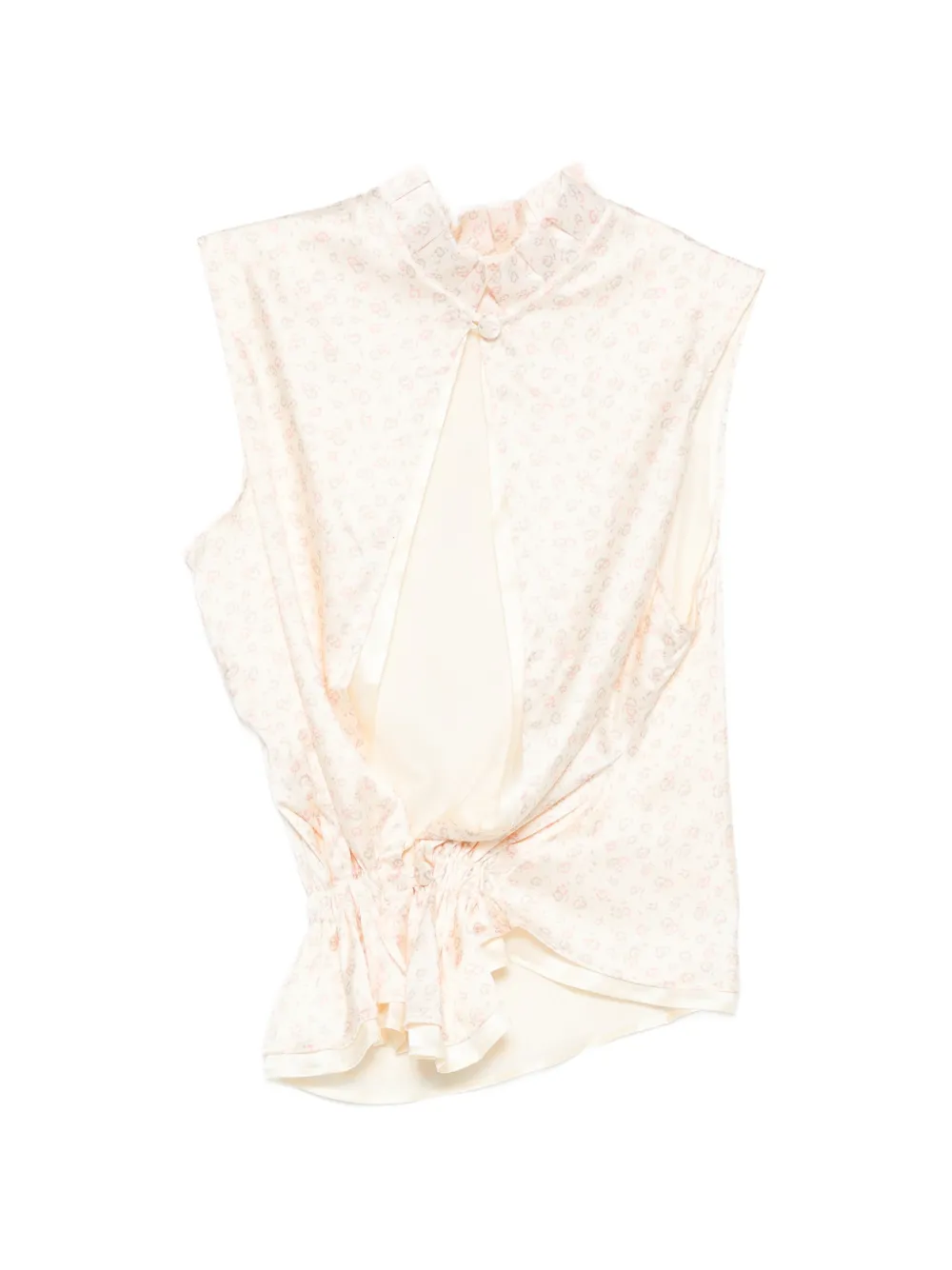 August Barron floral-print top - Toni neutri