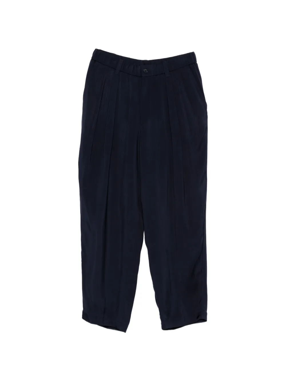 Giorgio Armani pocket pleated trousers - Blu