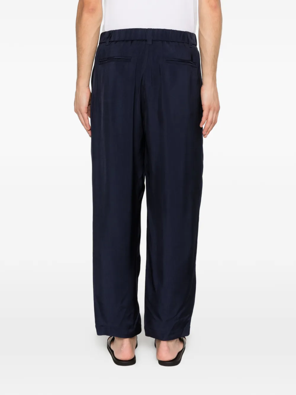 Giorgio Armani Plooibroek met zak Blauw