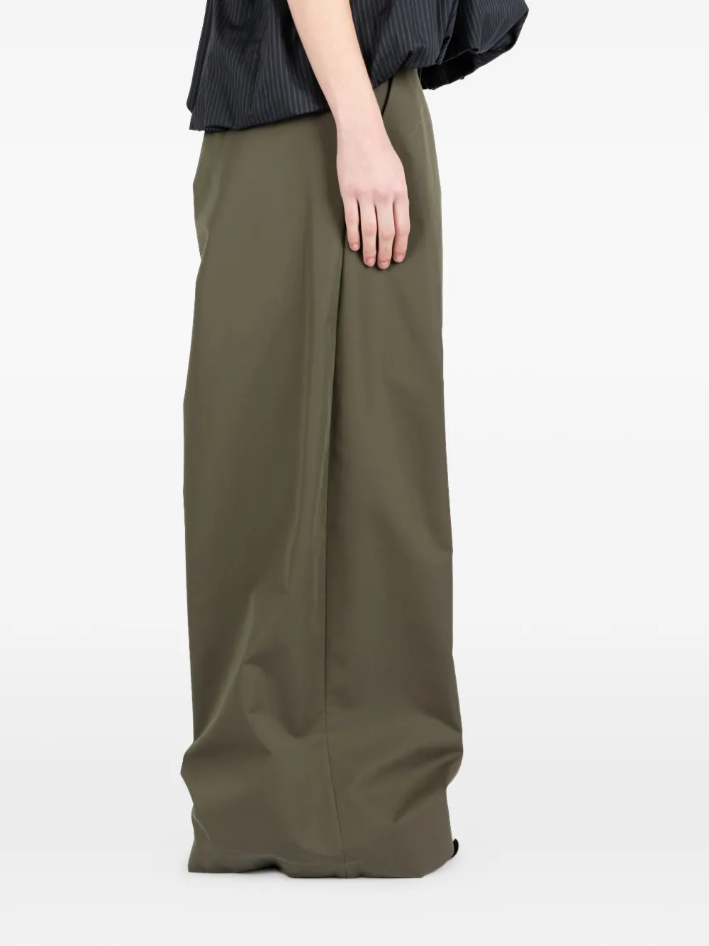 Société Anonyme Broek met wijde pijpen Groen