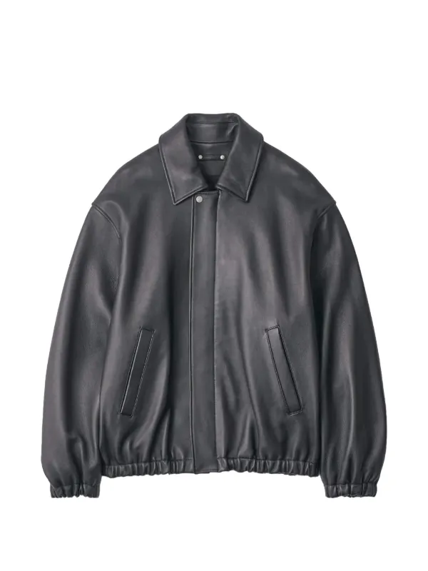 ジャケット・アウター stein leather drawstring jacket 35193045_66621697_600.jpg
