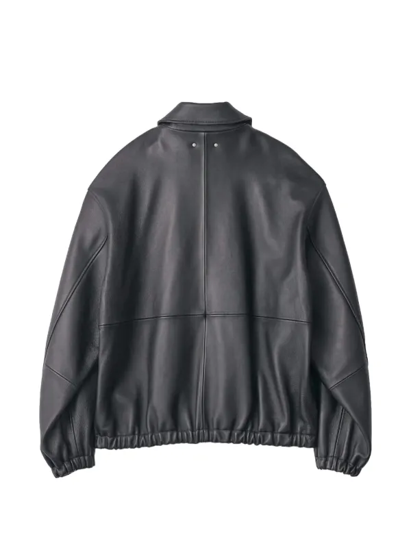 STEIN Leather zip-up Jacket | Black | FARFETCH IE