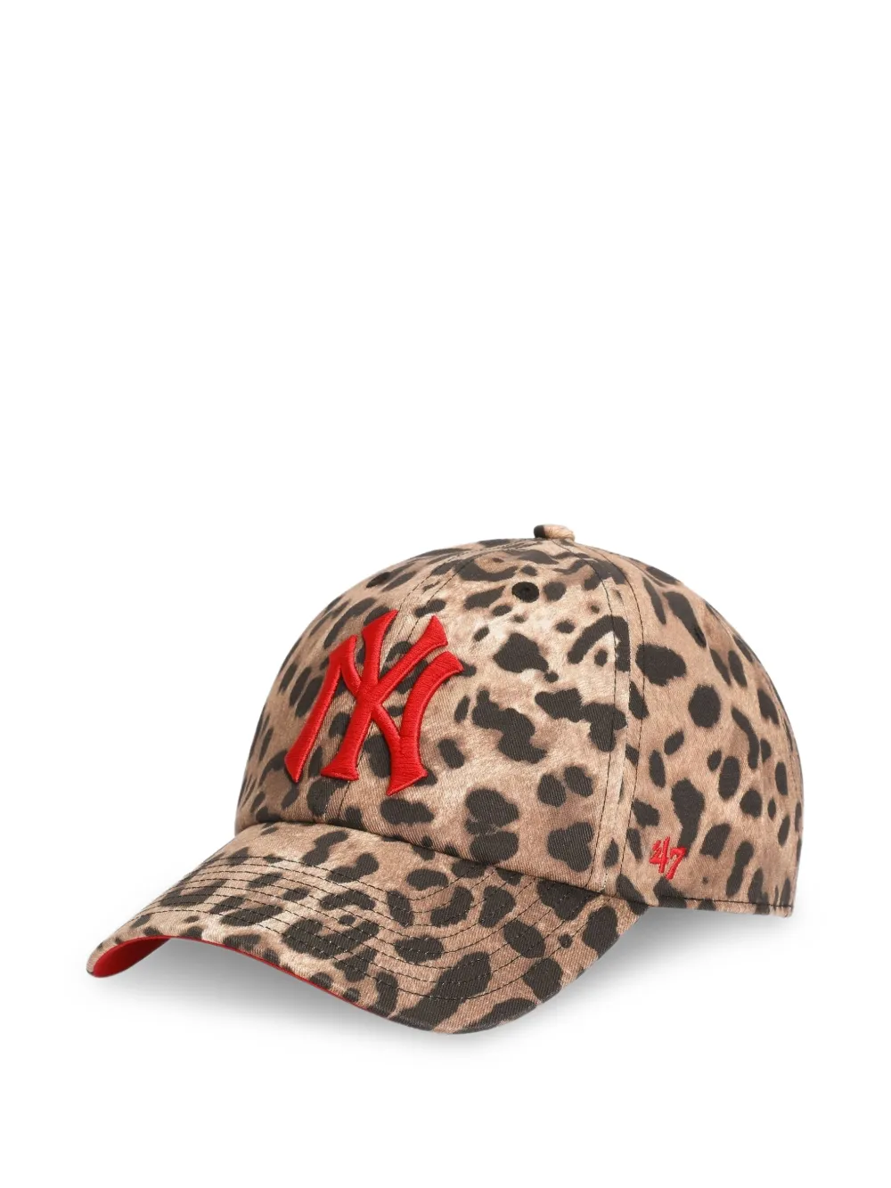 Dolce & Gabbana x '47 New York Yankees Baseballkappe mit Leo-Print - Nude