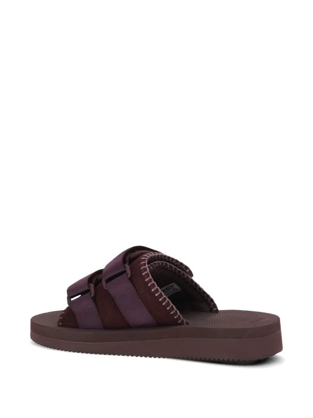 Forte x Suicoke straps topstitching sandals Paars