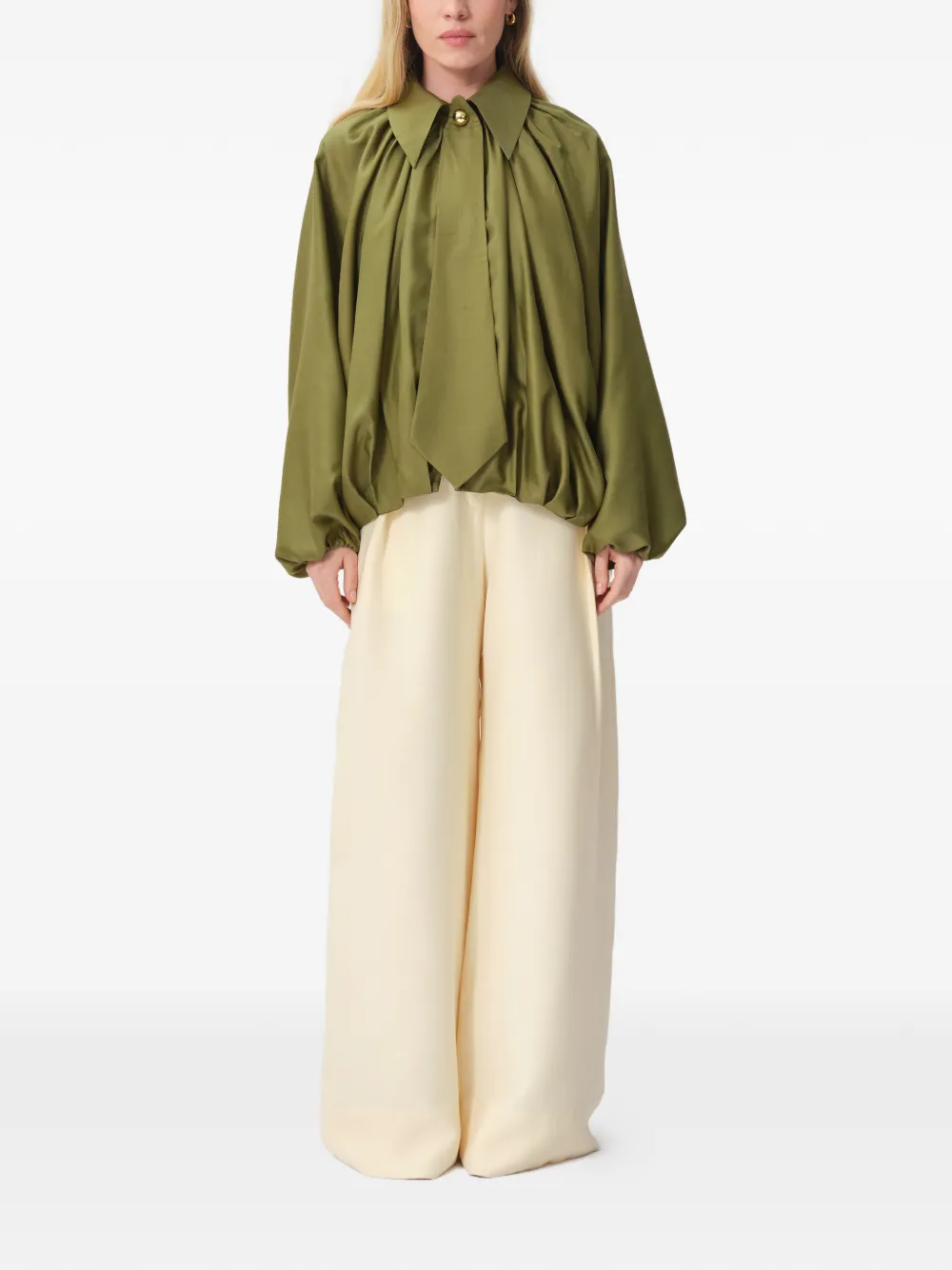  Concepto Giacca Con Nodo Dawn - Verde 