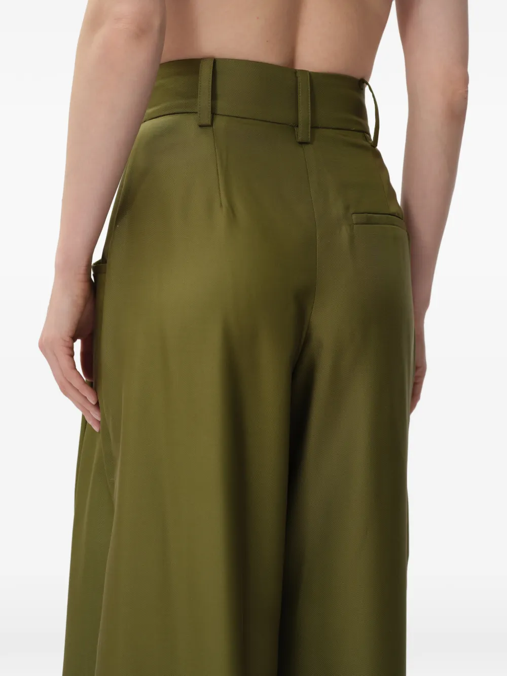 CONCEPTO Wild palazzo broek Groen