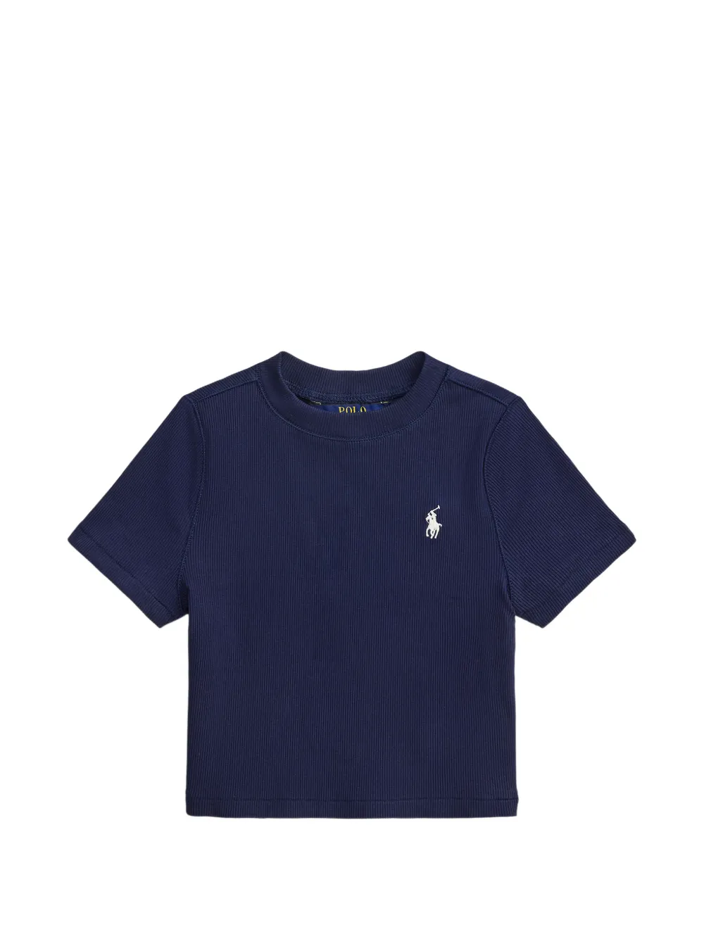 POLO RALPH LAUREN KIDS ribbed boxy T-shirt - Blu