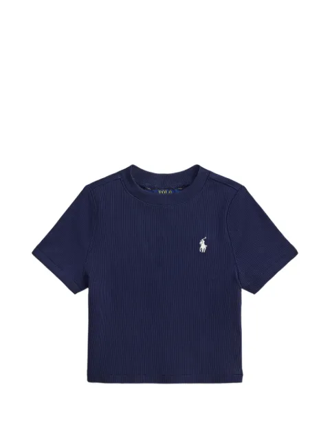 POLO RALPH LAUREN KIDS kasseformet T-shirt med ribbet kant