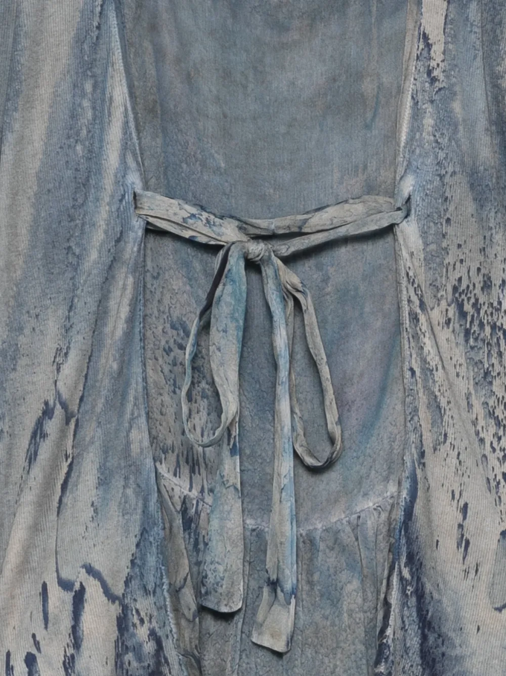  Masnada Blusa Con Efecto Lavado - Azul 