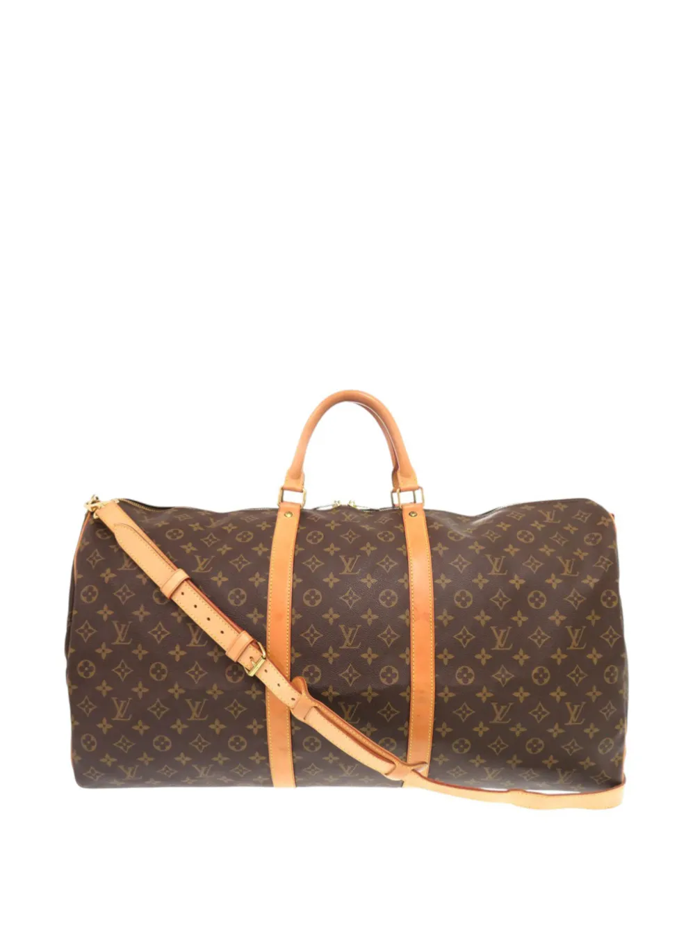 Louis Vuitton Pre-Owned 1995 Monogram Keepall Bandouliere 60 travel bag - Braun