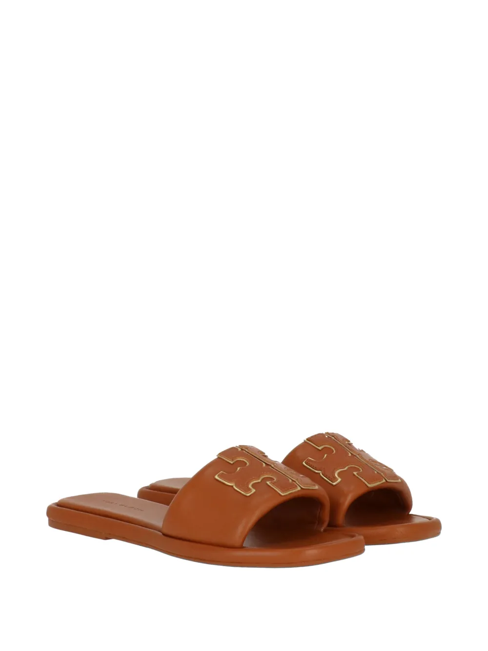 Tory Burch Double T Sport slides Bruin