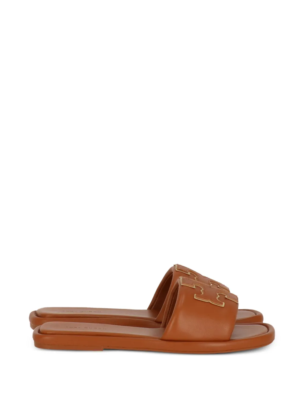 Tory Burch Double T Sport slides Bruin