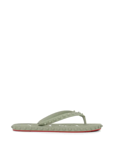 Christian Louboutin Super Loubi studded flip-flops