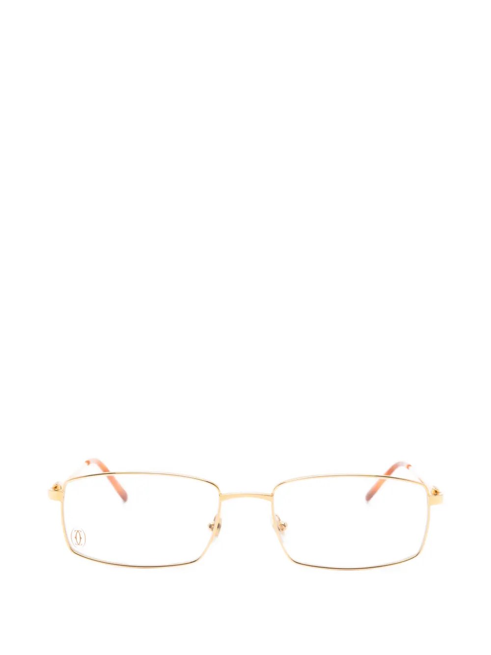 Cartier Eyewear River rectangle-frame glasses - Gold