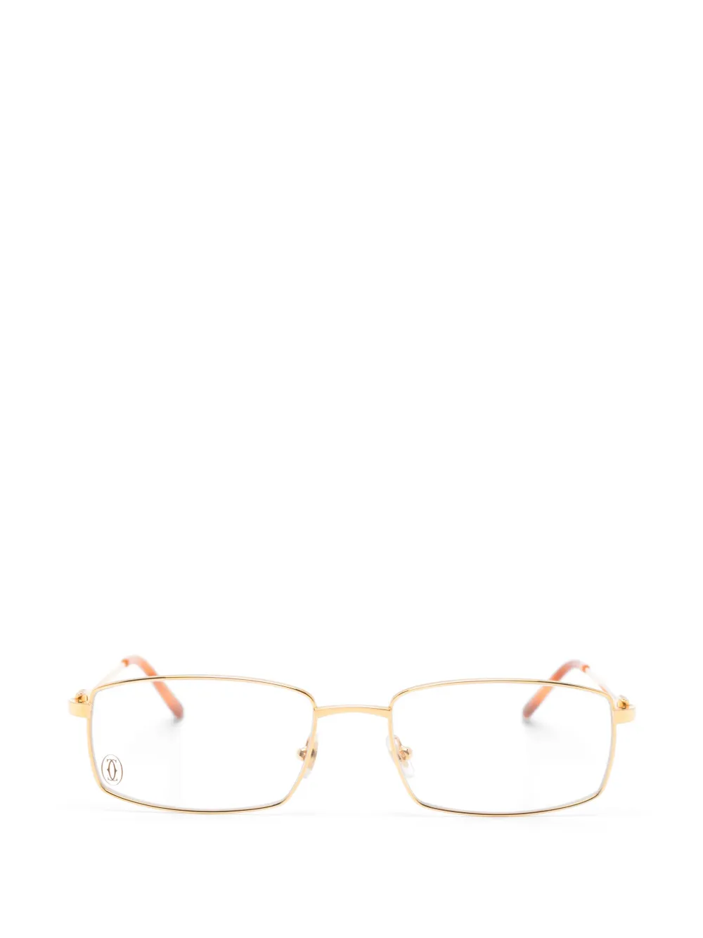 Cartier Eyewear River rectangle-frame glasses - Gold