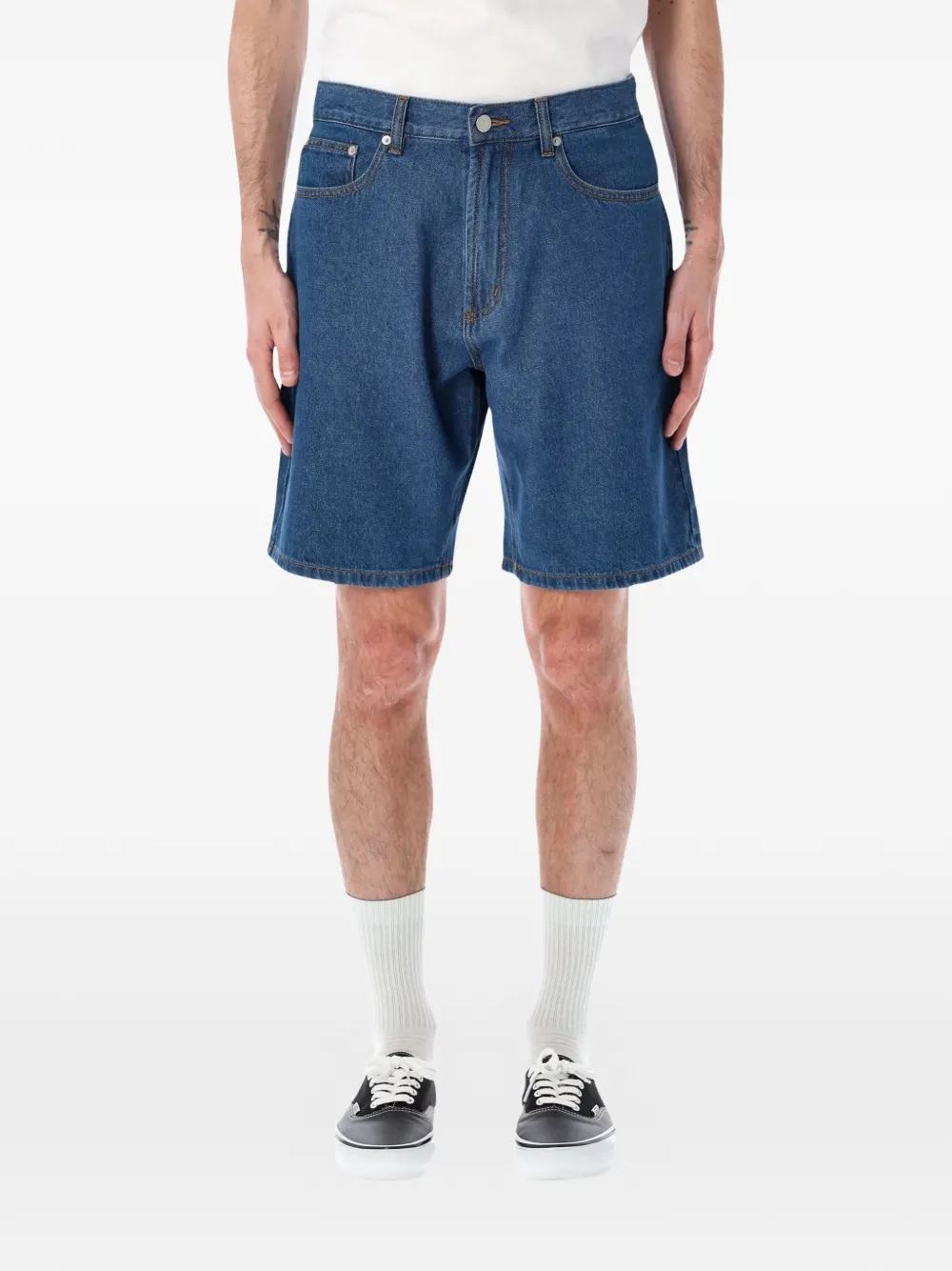Obey Emerson denim shorts - Blu
