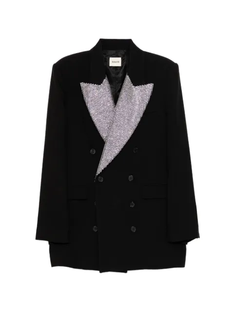  KHAITE Pre-Owned Balton crystal-embellished blazer