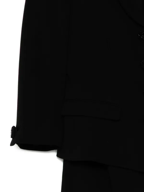 プラダ　スカートスーツ Prada Pre-Owned テーラード スカートスーツ | ブラック | FARFETCH JP