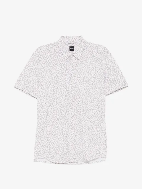 BOSS chemise fleurie à manches courtes