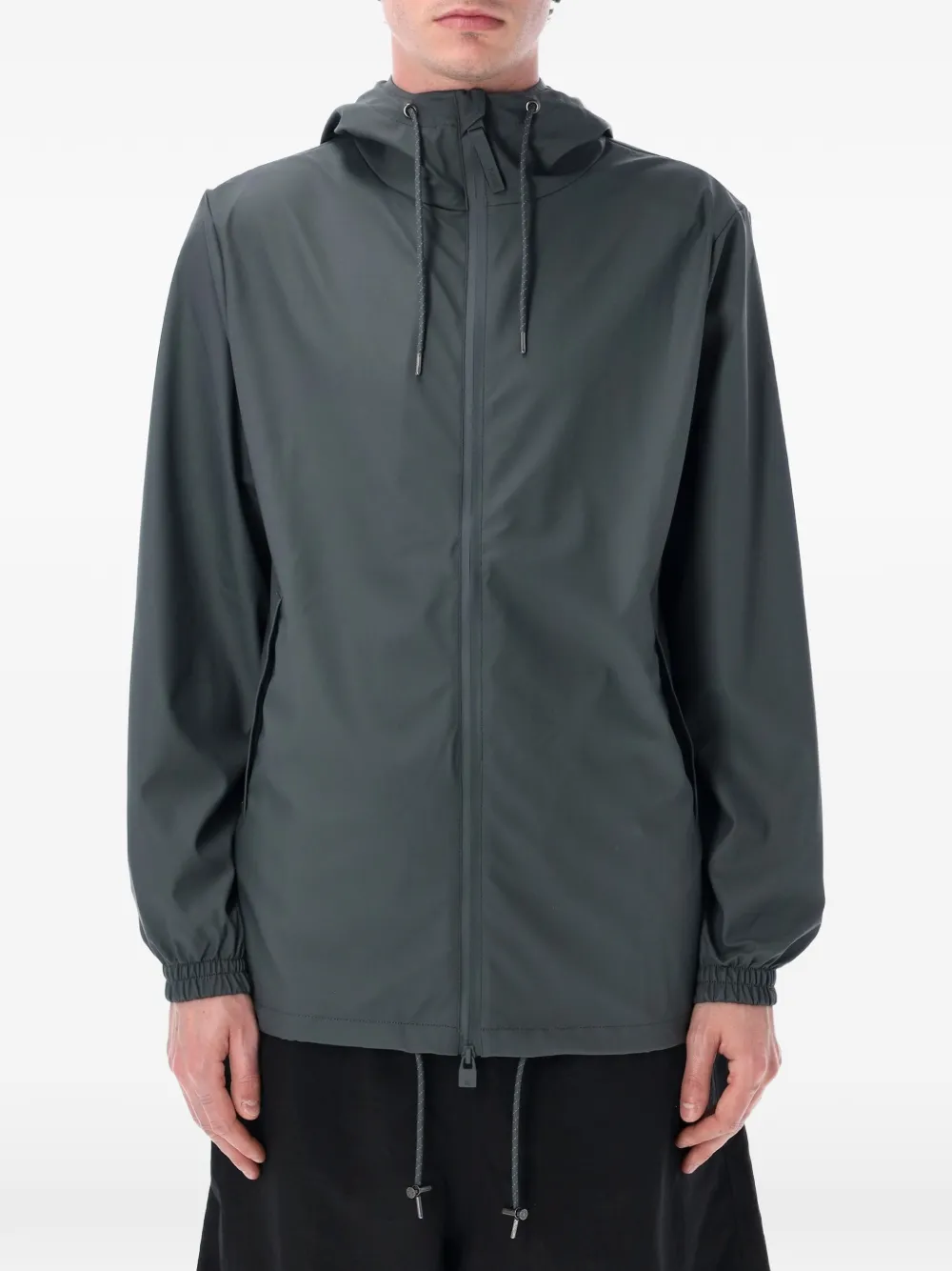 Rains Storm Breaker hooded zip jacket - Grigio