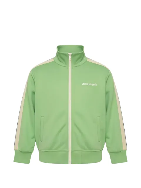 Palm Angels Kids stripe-detail zip-up jacket