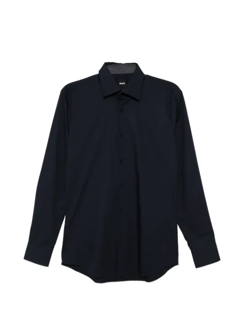 BOSS easy-iron poplin shirt