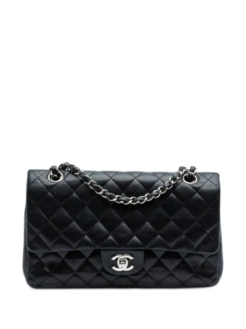 CHANEL Pre-Owned 2006-2008 ミディアム クラシック ラムスキン ダブルフラップ ショルダーバッグ