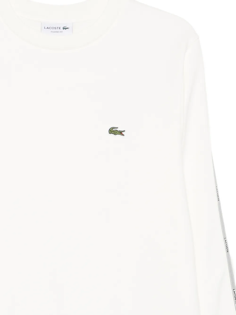Lacoste Sweater met logopatch Wit