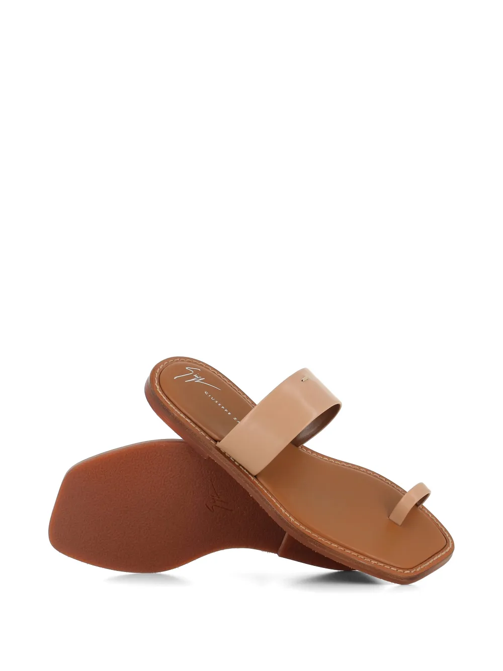 Giuseppe Zanotti toe-strap flat sandals Beige