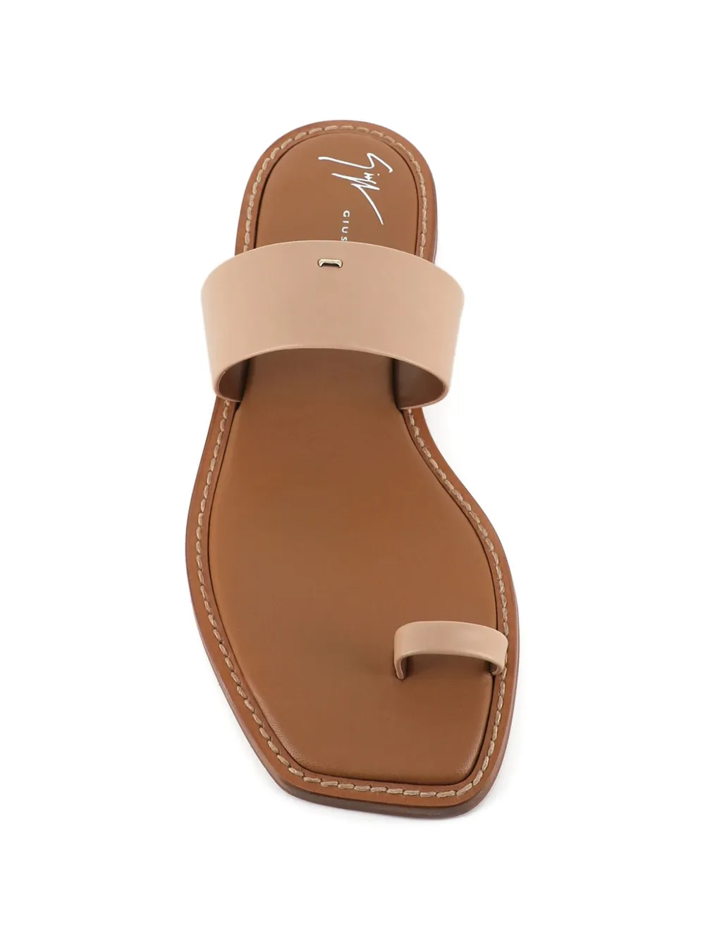 Giuseppe Zanotti toe-strap flat sandals Beige