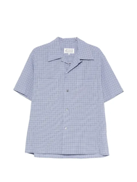Maison Margiela check-pattern camp-collar shirt