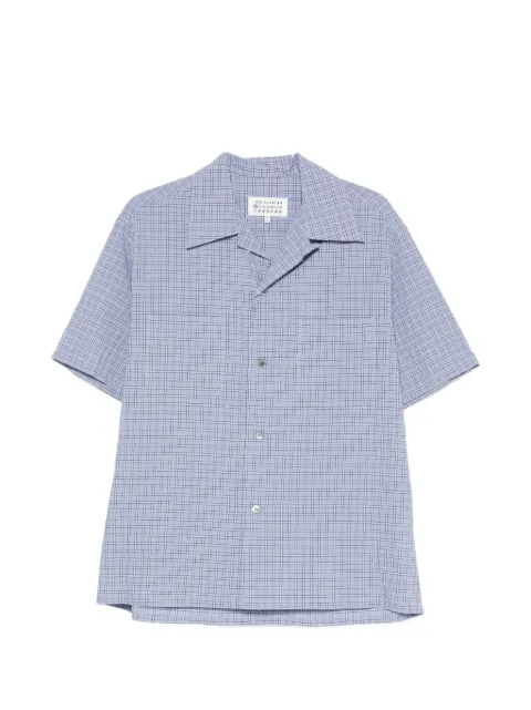 Maison Margiela check-pattern camp-collar shirt