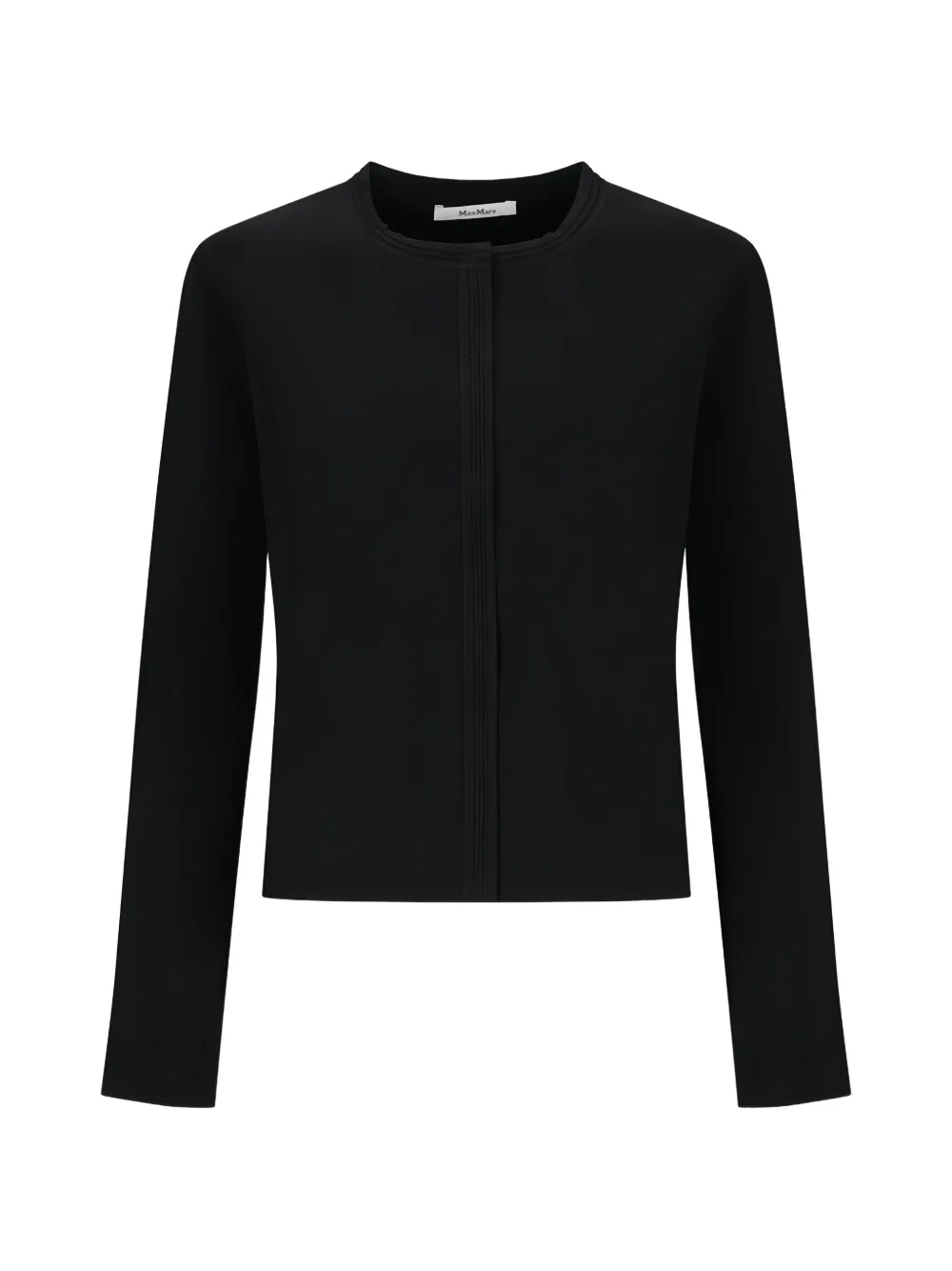 Max Mara round neck cardigan - Black
