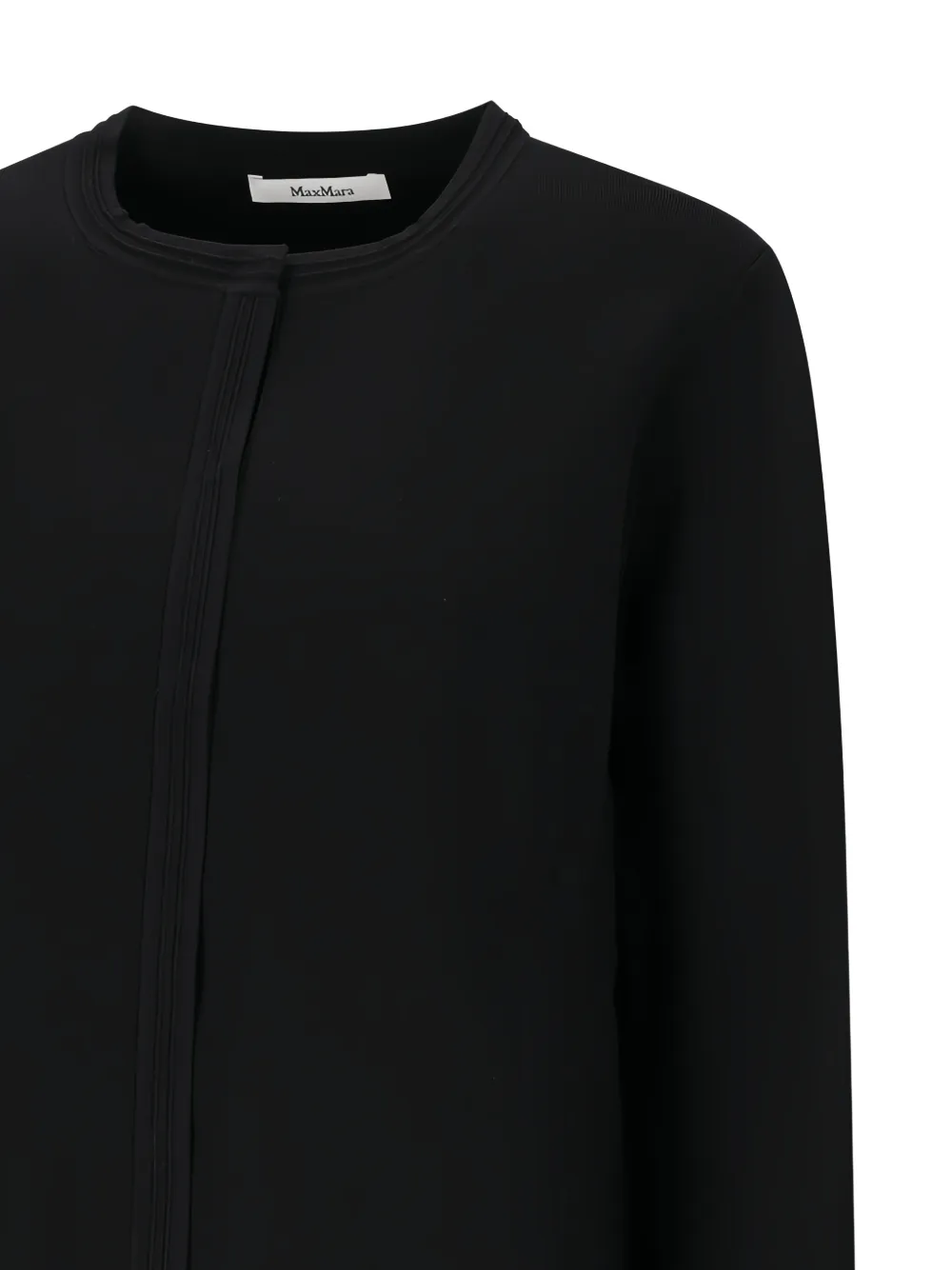  Max Mara Round Neck Cardigan - Negro 