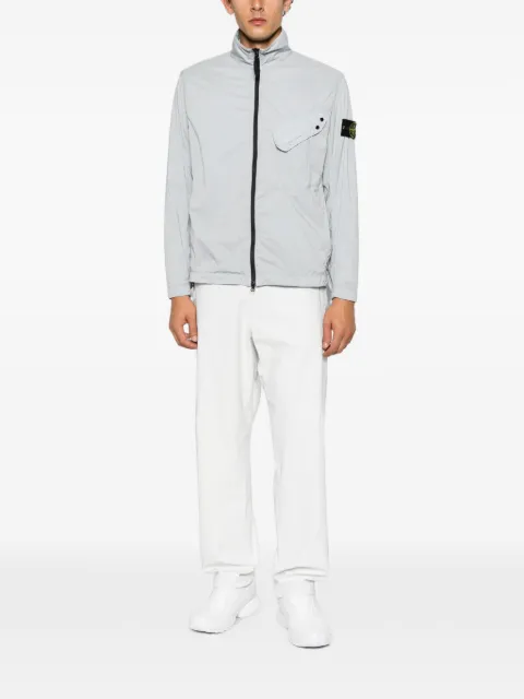 Stone Island logo-patch overshirt