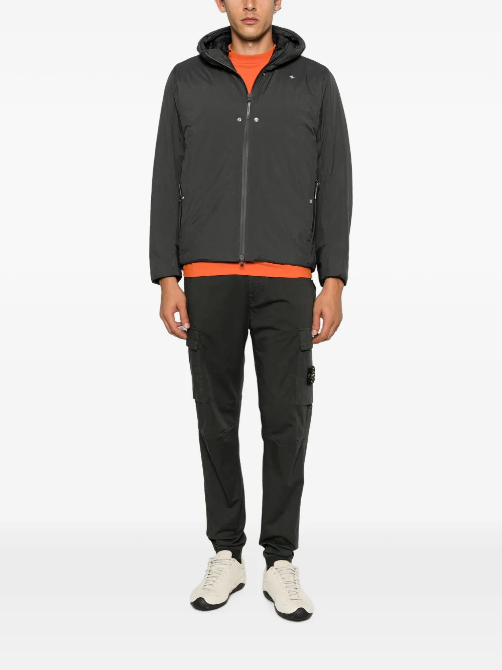 Stone Island Stellina jack met capuchon Grijs