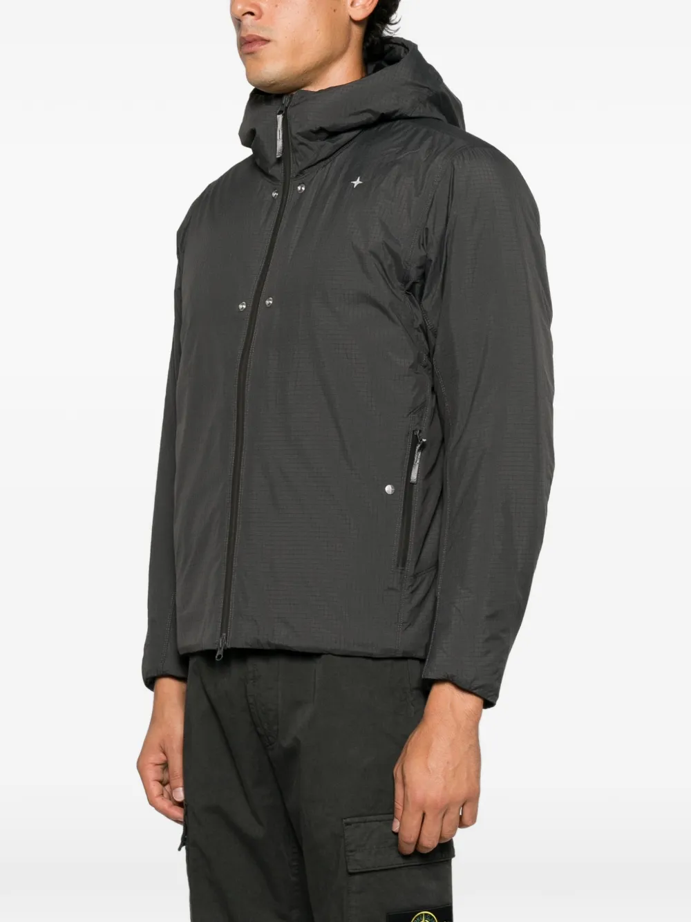 Stone Island Stellina jack met capuchon Grijs