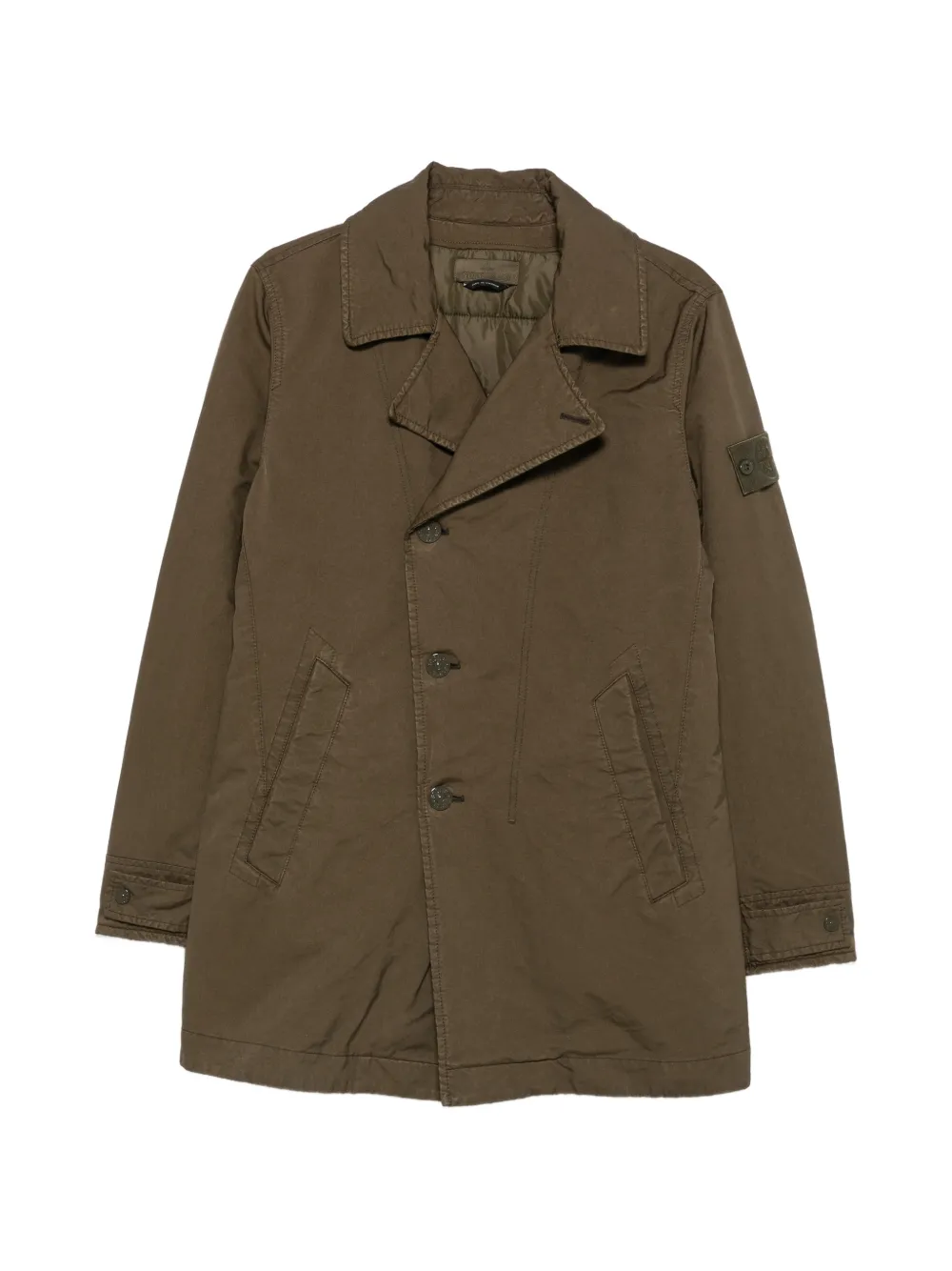 Stone Island пальто Ghost с логотипом | зеленый | Image 1