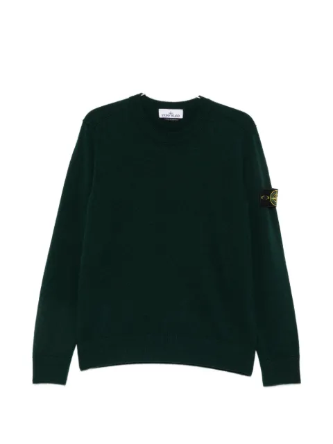 Stone Island logo-patch sweater