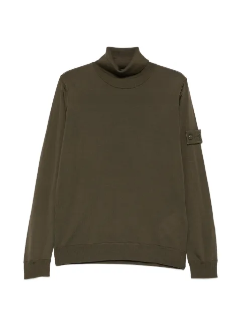 Stone Island Ghost Pullover mit Logo-Patch