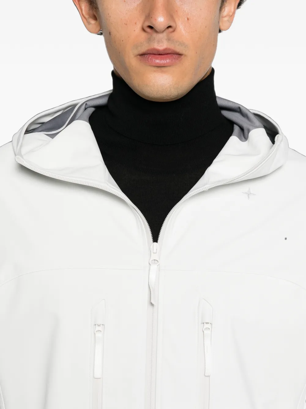 Stone Island Stellina hoodie met rits Grijs