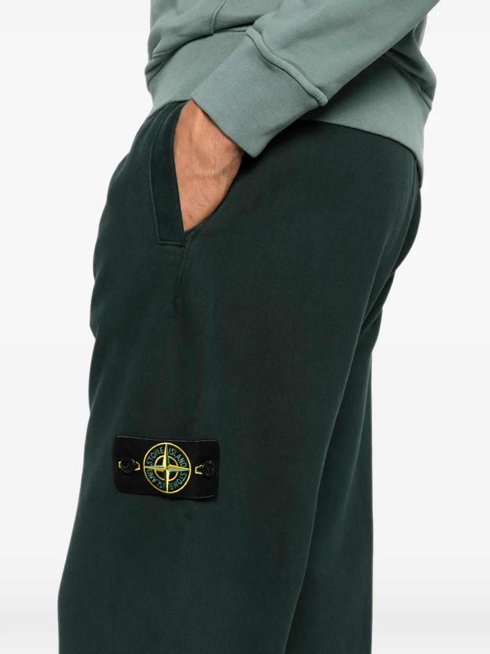 Stone Island Trainingsbroek met logopatch Groen