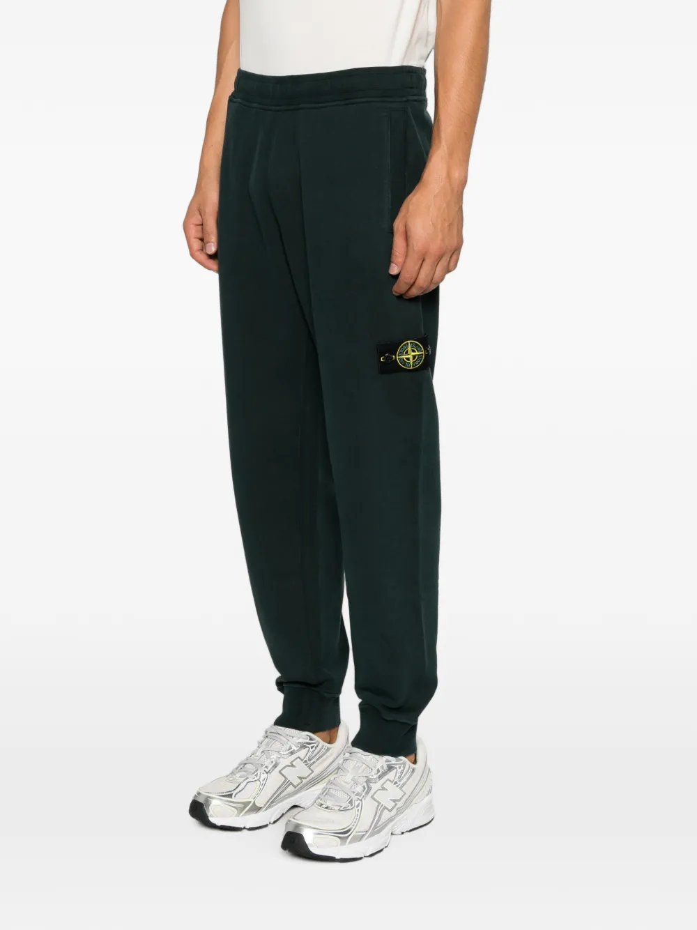 Stone Island Trainingsbroek met logopatch Groen