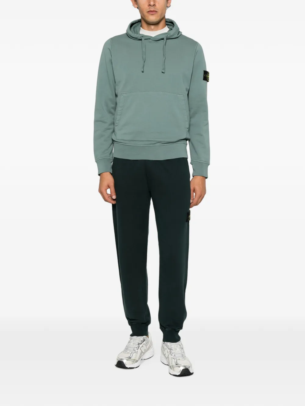 Stone Island Trainingsbroek met logopatch Groen