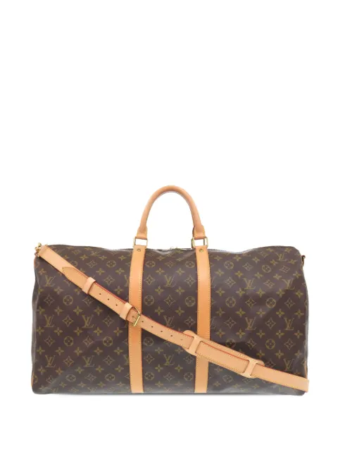 Louis Vuitton Pre-Owned 2001 Monogram Keepall Bandouliere 55 travel bag