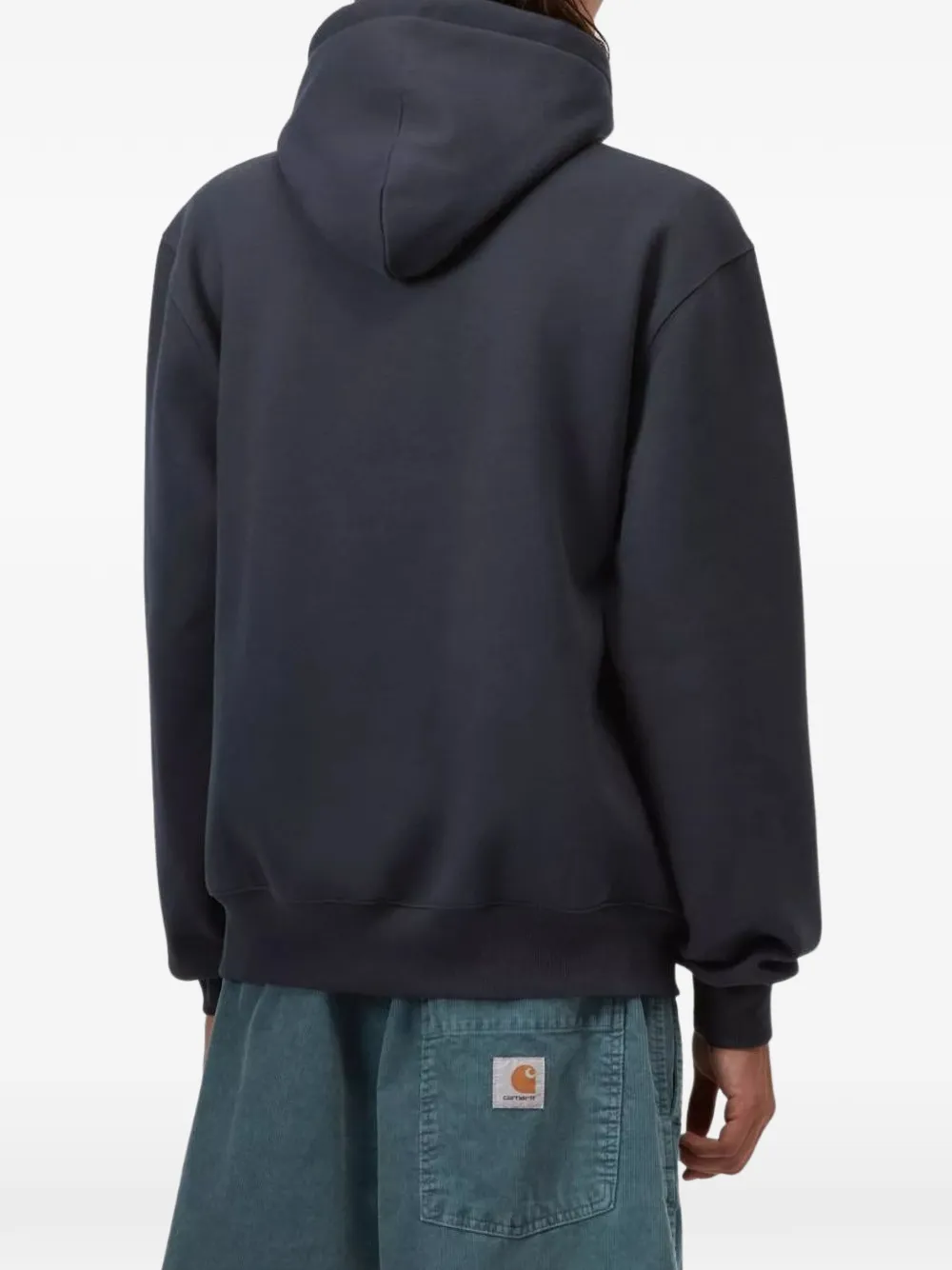 Carhartt WIP Hoodie met geborduurd logo Grijs