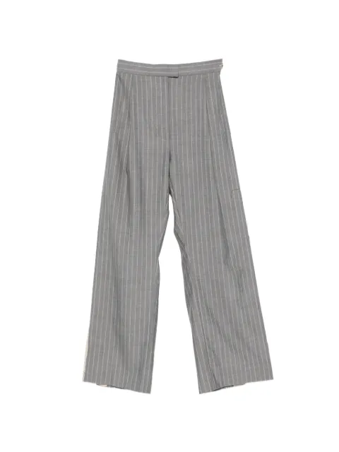 LITKOVSKA pinstripe-pattern pleated trousers